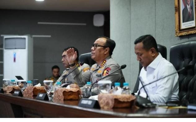 Tindak Lanjuti Arahan Presiden, Wakapolri dan Wamen Kehutanan Konsolidasikan Langkah Nasional Hadapi El Nino dan Karhutla