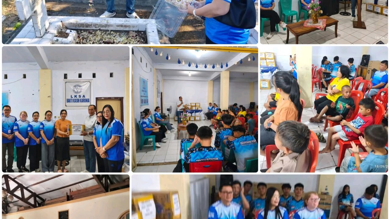 SMANSA The Legend Reborn: Rangkaian Aksi Sosial Warnai Dies Natalis ke-66 SMAN 1 Manado
